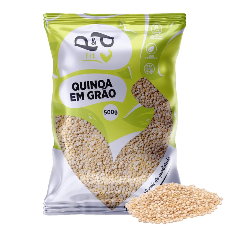 Quinoa Quinua Branca Em Grãos Pura - 500g