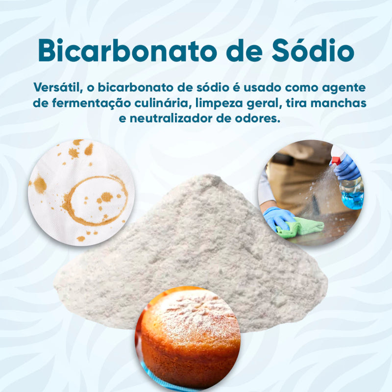 Bicarbonato de Sódio Premium 5kg ou 4Kg - 100% Puro