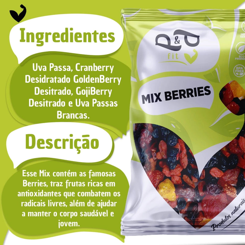 Mix Berries Cranberry GojiBerry GoldenBerry Uva Passa